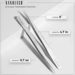 Nanolash Eyelash Tweezers Pointed