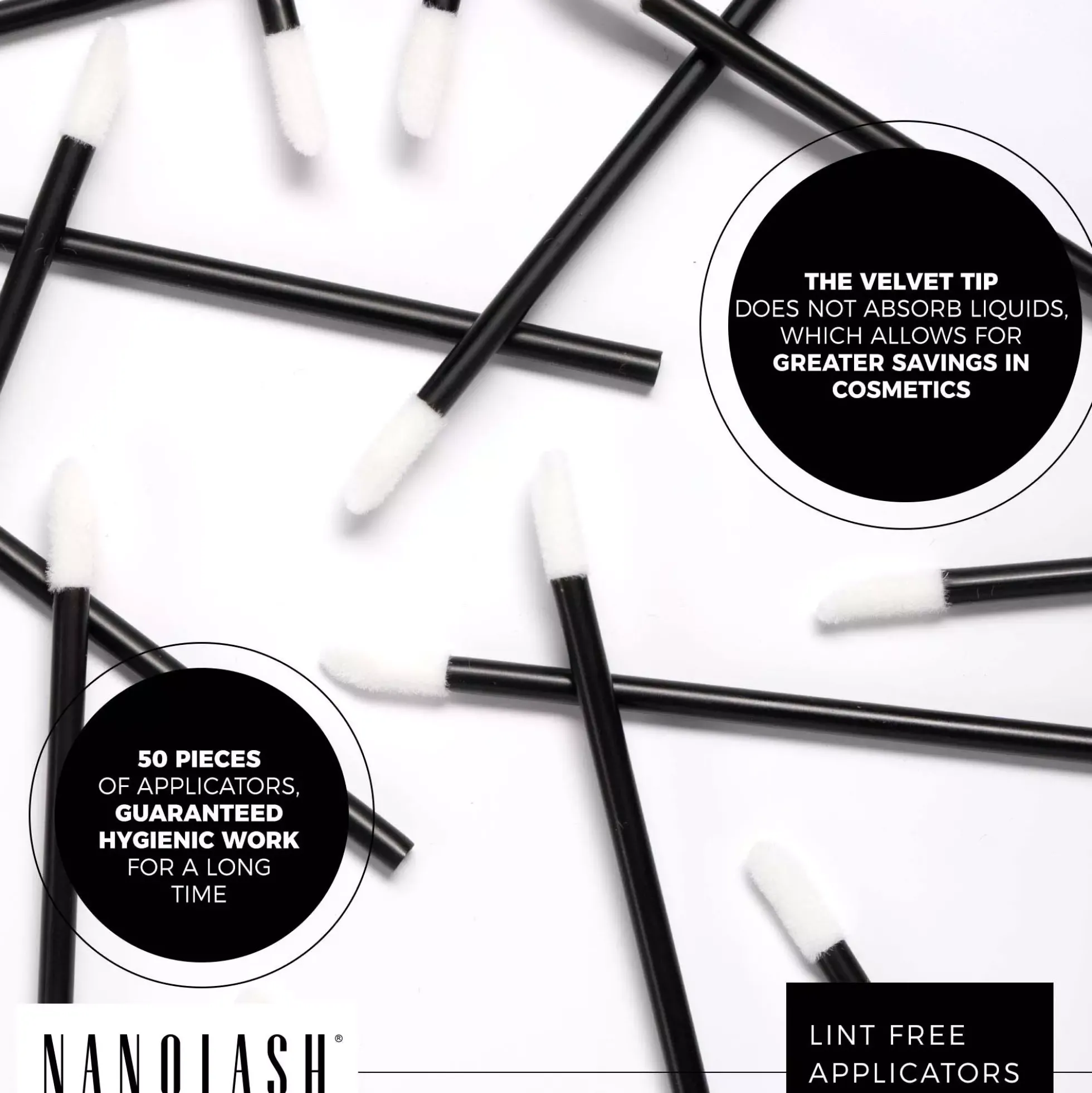 Nanolash Lint Free Applicators