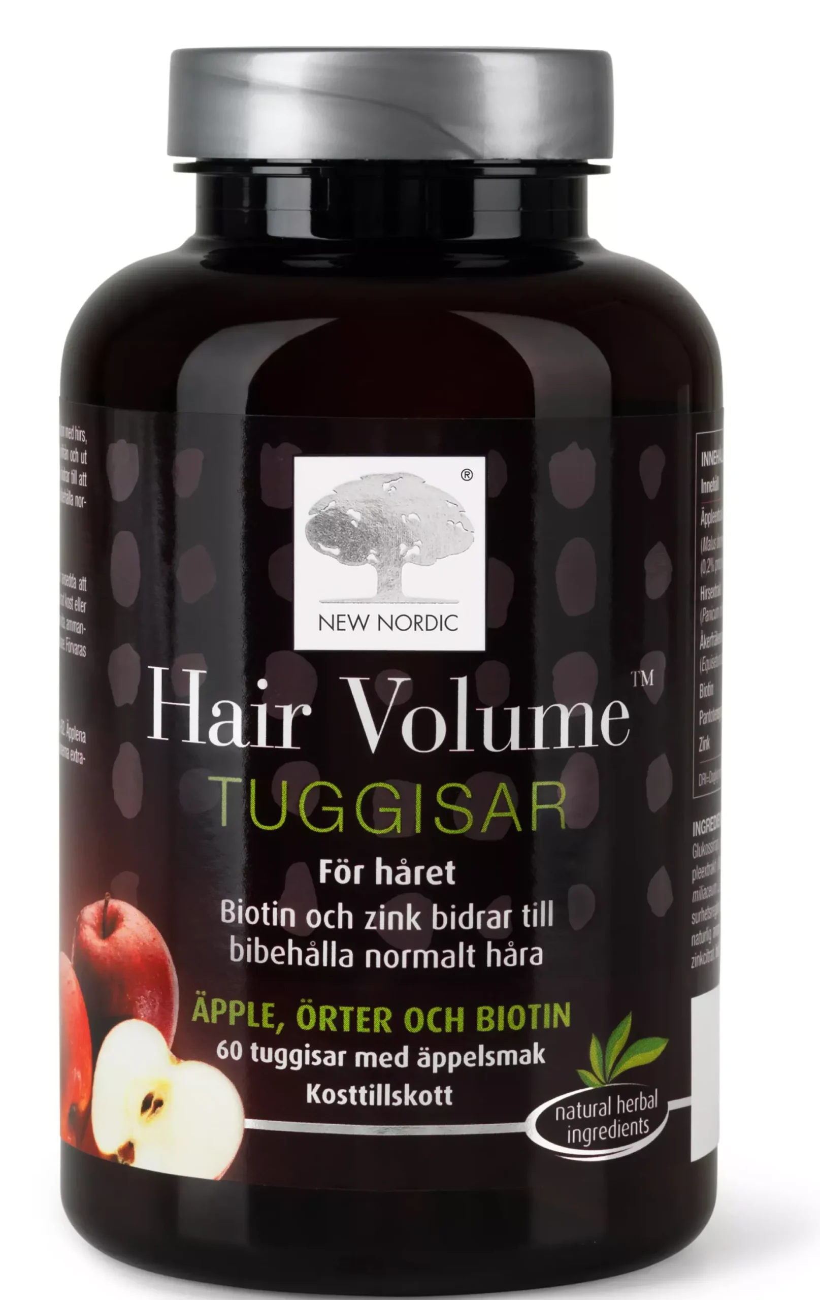 New Nordic Hair Volume - tuggisar 60 st