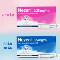 Nezeril Singeldos Pip 0,25 mg/ml 20 st