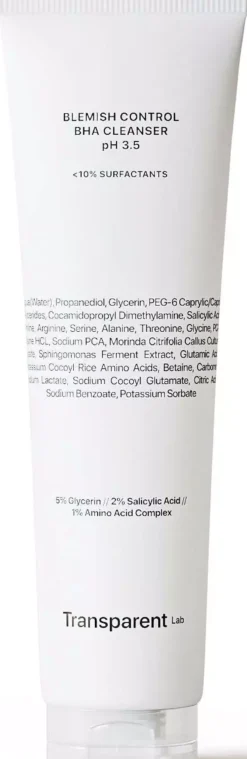 NICHE BEAUTY LABTransparent Lab Blemish Control Bha Cleanser Ph 3.5 150 ml