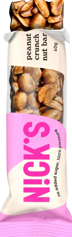 NICK'S Nut bar peanut crunch 40 g