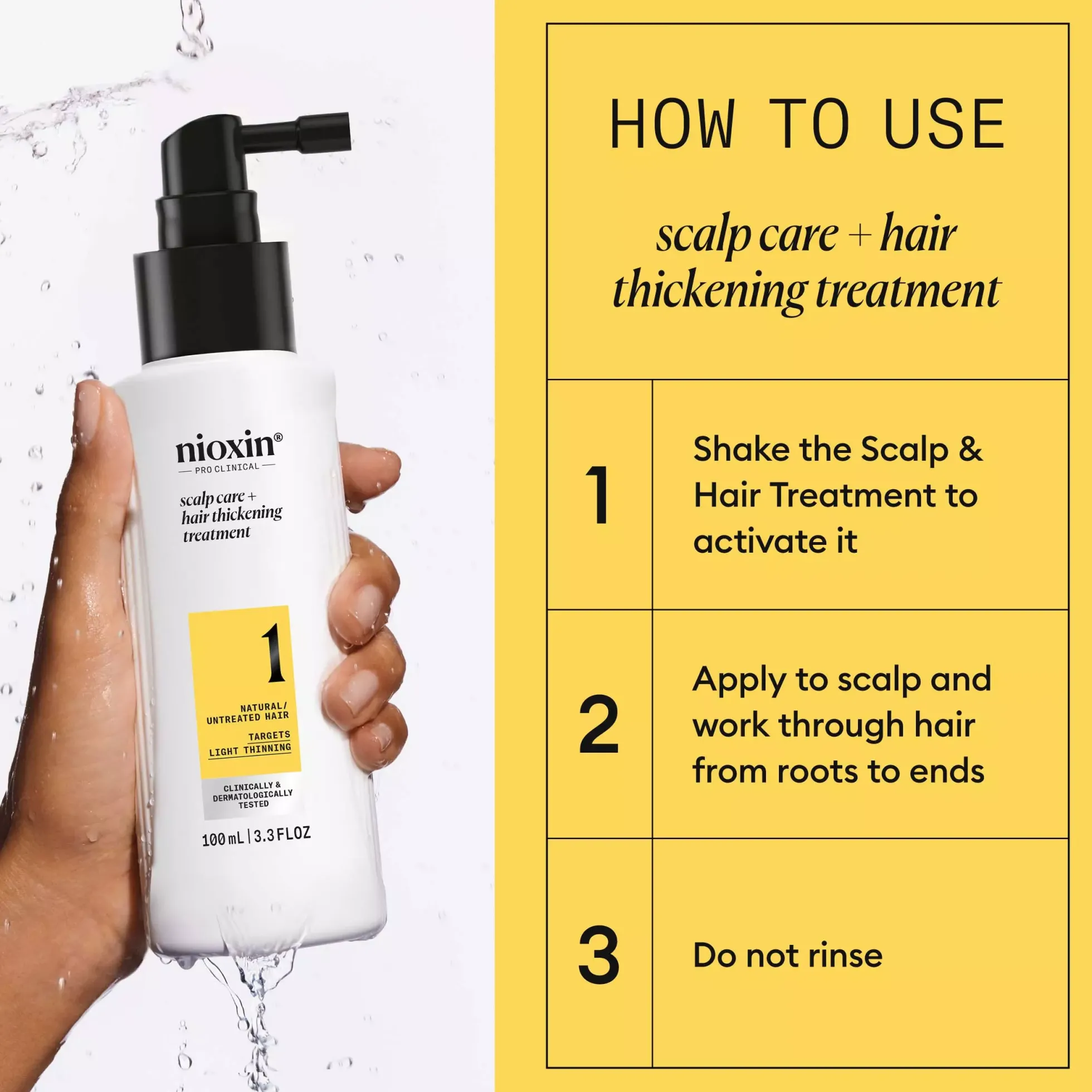 NioxinSystem 1 Scalp Treatment for Thinning Hair 100 ml