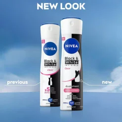NIVEA Deo Spray Invisible Black & White Clear 150 ml