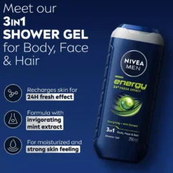 NIVEAMEN Energy Shower Gel 250 ml