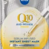 NIVEAQ10 Ansiktsmask Q10 Anti-Wrinkle Power Sheet Mask