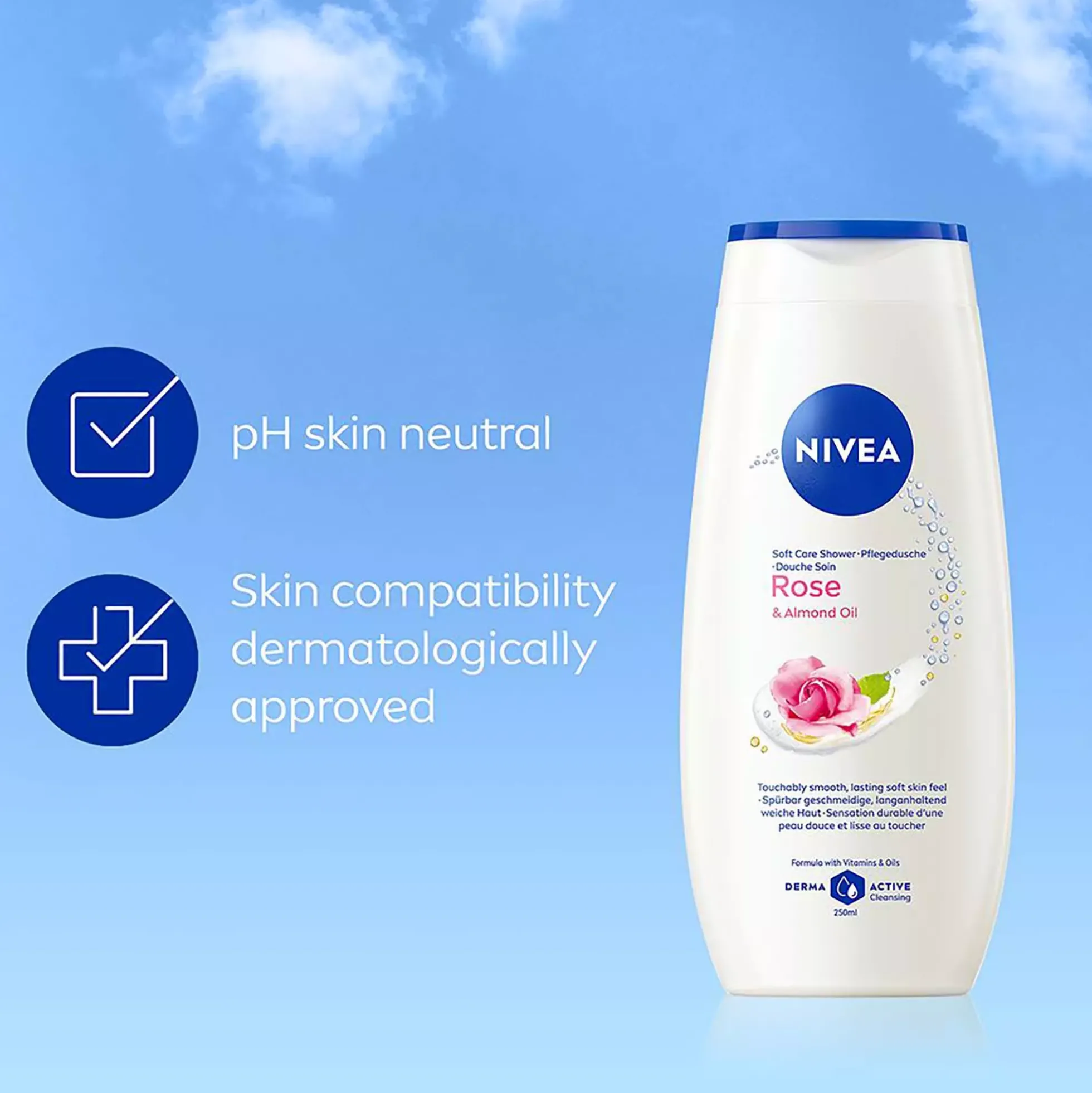 NIVEA Rose & Almond Oil Shower 250 ml