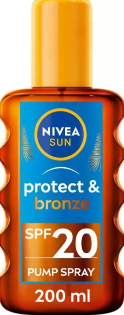 NIVEASUN Protect & Bronze Oil Spray SPF20 200 ml