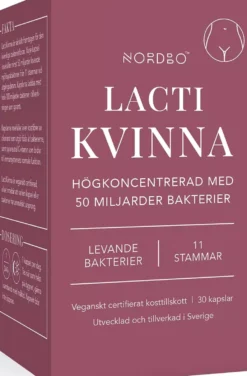 Nordbo LactiKvinna 50 miljarder 30 st