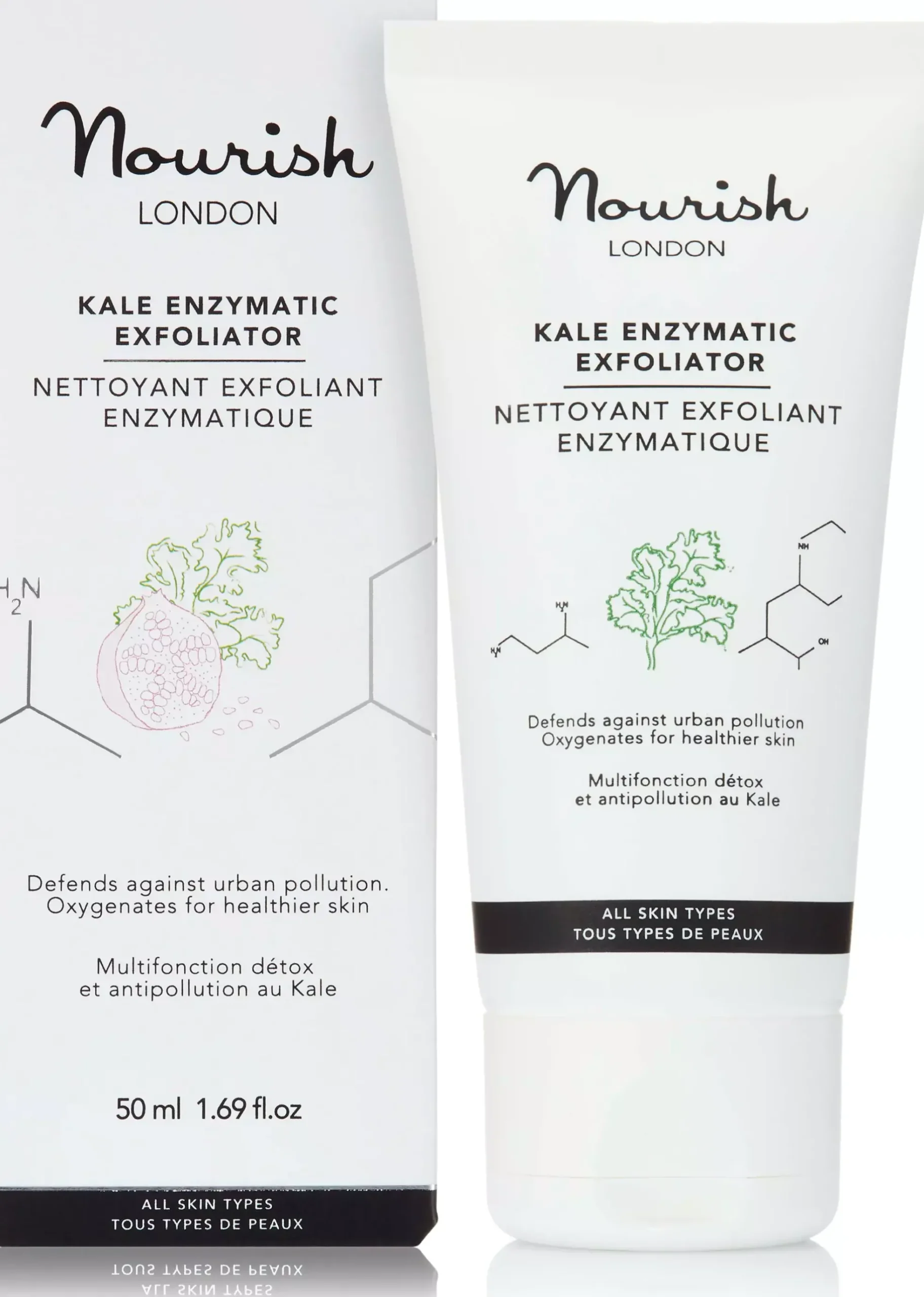 Nourish London Kale Enzymatic Exfoliator 50 ml