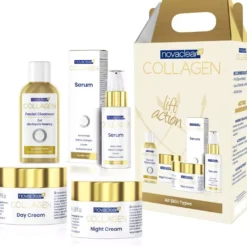 NovaclearCollagen Lift Action Kit - Day & Night Cream, Serum, Cleanser