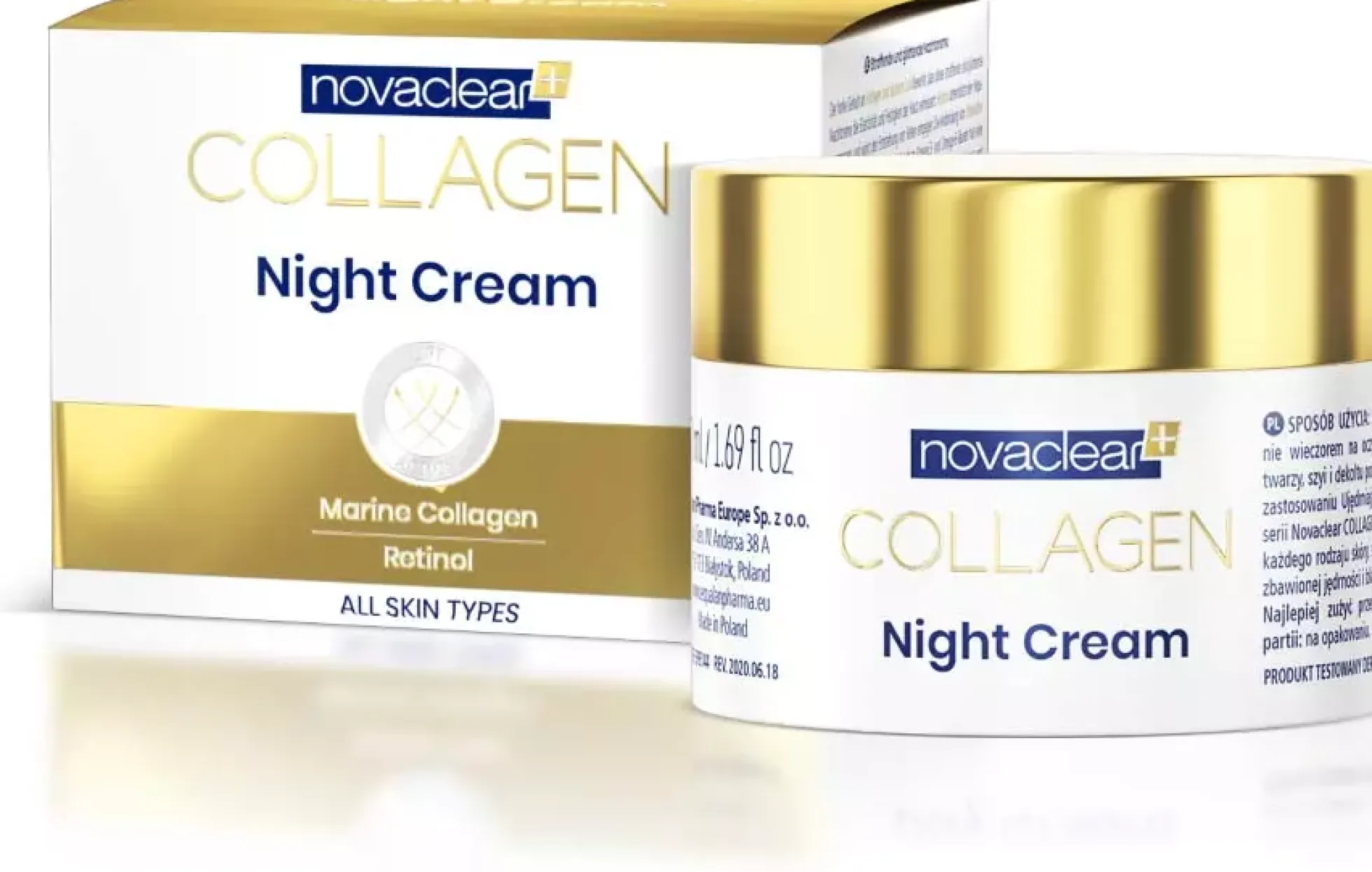 NovaclearCollagen Lift Action Kit - Day & Night Cream, Serum, Cleanser