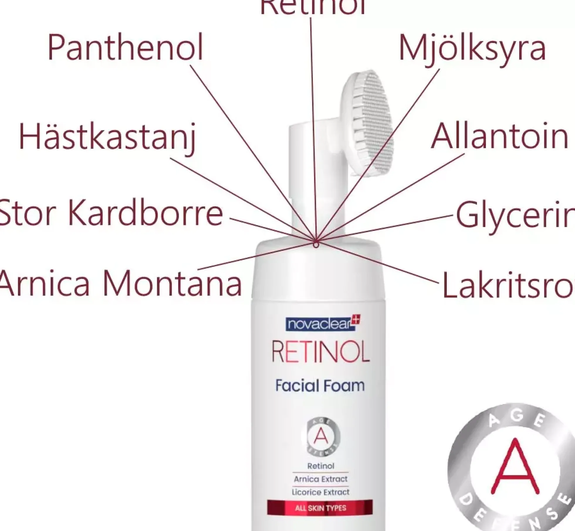 Novaclear Retinol Facial Foam 100 ml