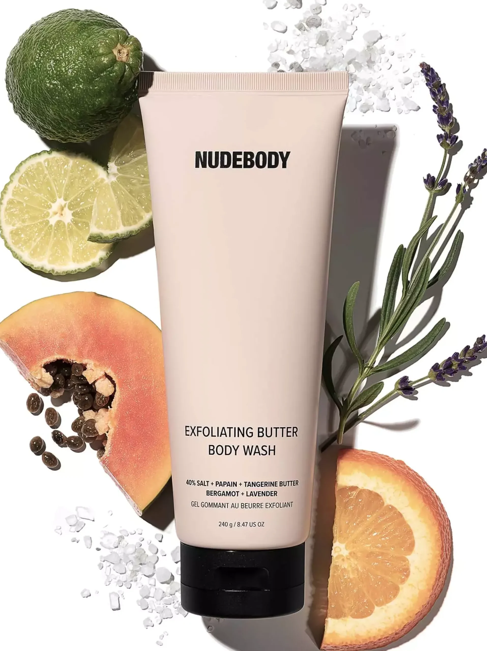 Nudestix Nudebody Exfoliating Butter Body Wash 240 g