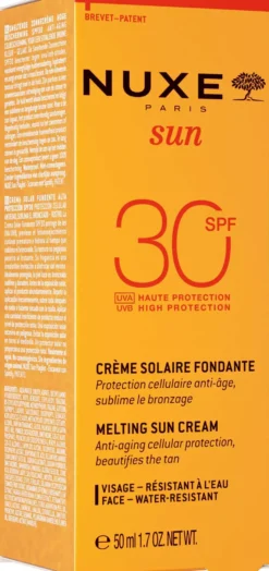 NuxeSun Melting Sun Cream SPF30 Face 50 ml