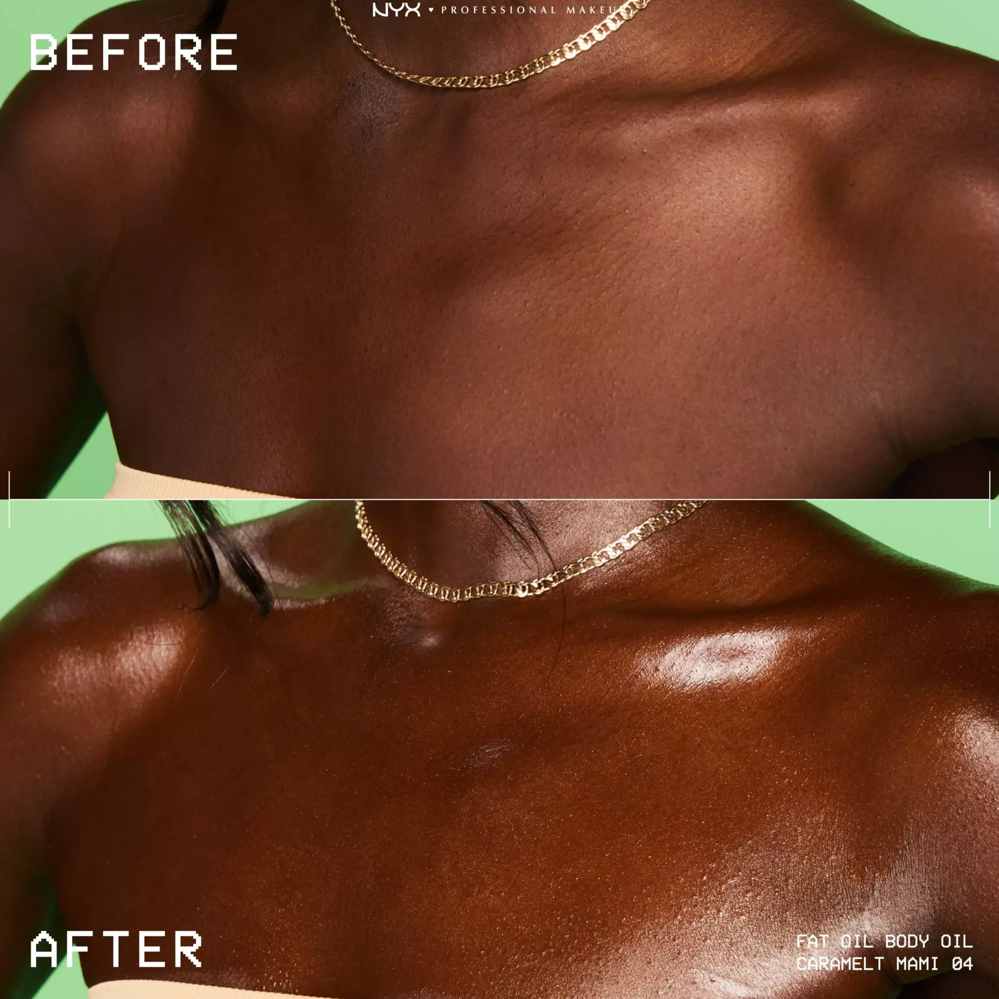 NYX PROFESSIONAL MAKEUP Fat Oil Body Oil Caramelt Mami