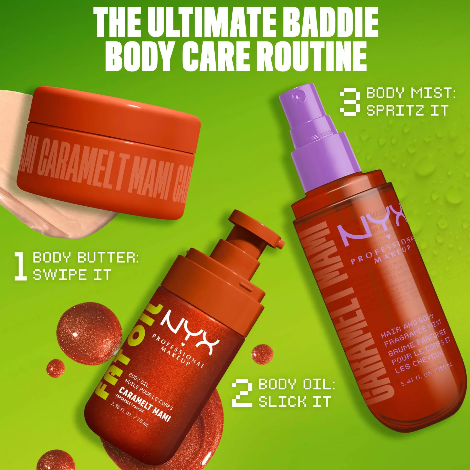 NYX PROFESSIONAL MAKEUP Fat Oil Body Butter Caramelt Mami