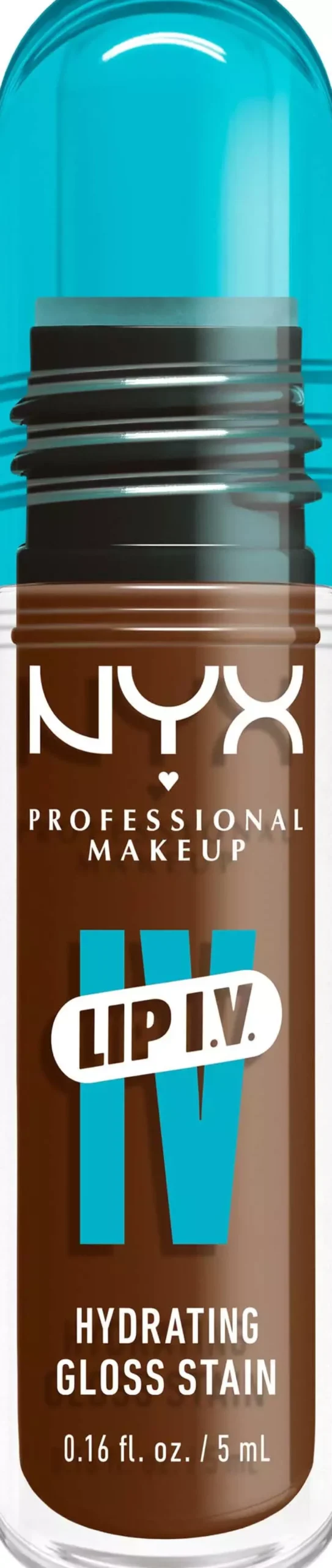 NYX PROFESSIONAL MAKEUP Lip I.V. Hydrating Gloss Stain Lip Gloss 08 Drippin in Rose