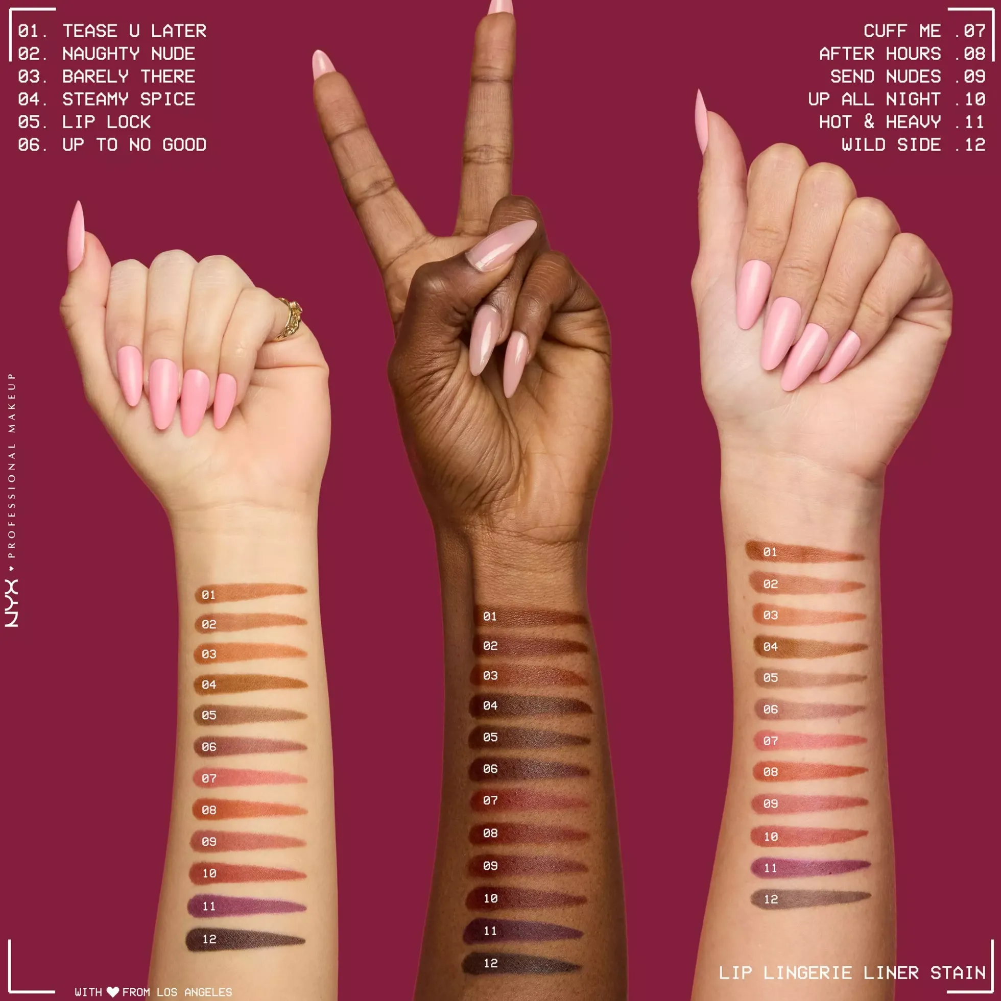 NYX PROFESSIONAL MAKEUP Lip Lingerie Liner Stain 06 Up To No Good