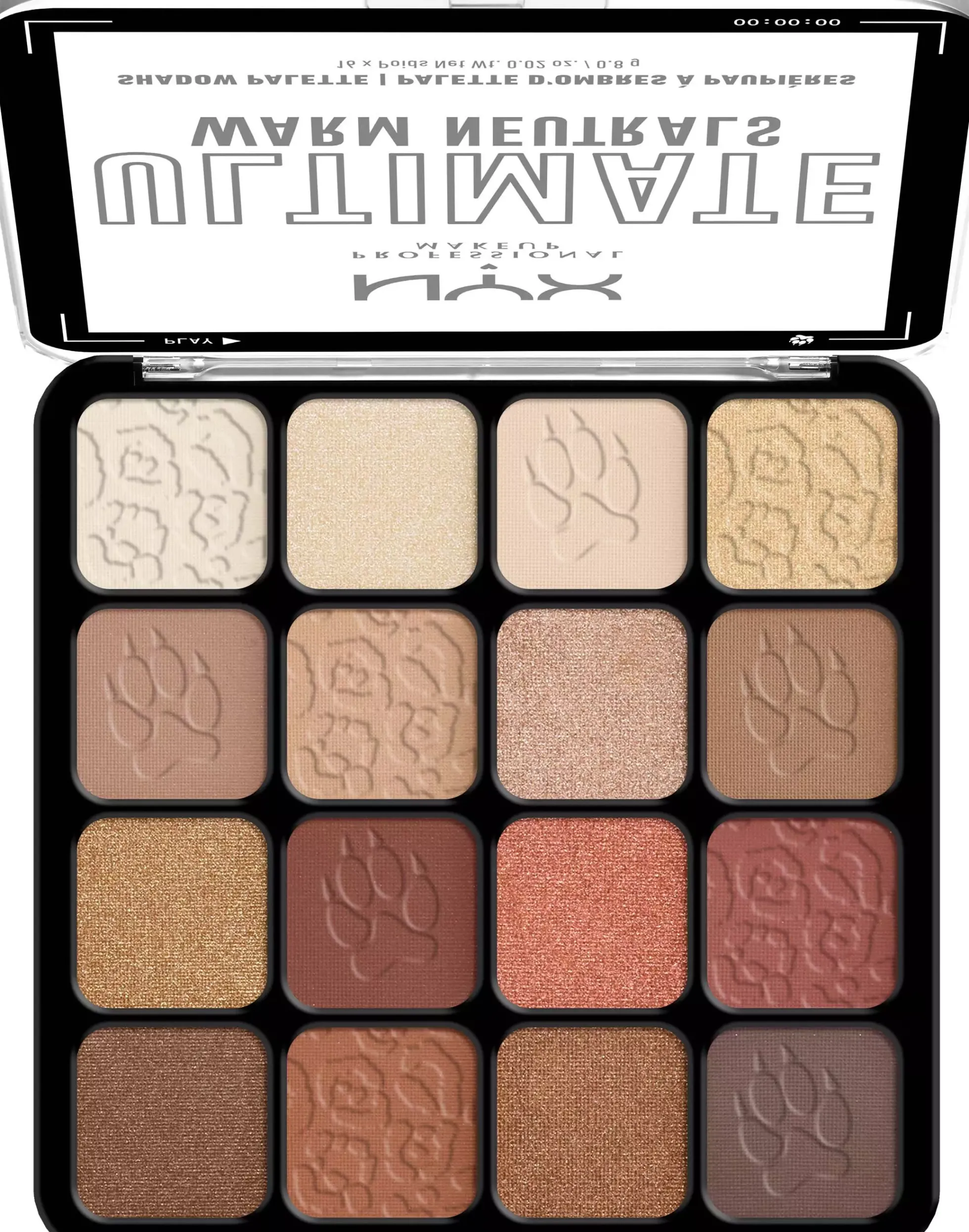 NYX PROFESSIONAL MAKEUP Ultimate Shadow Palette 05W Warm Neutrals