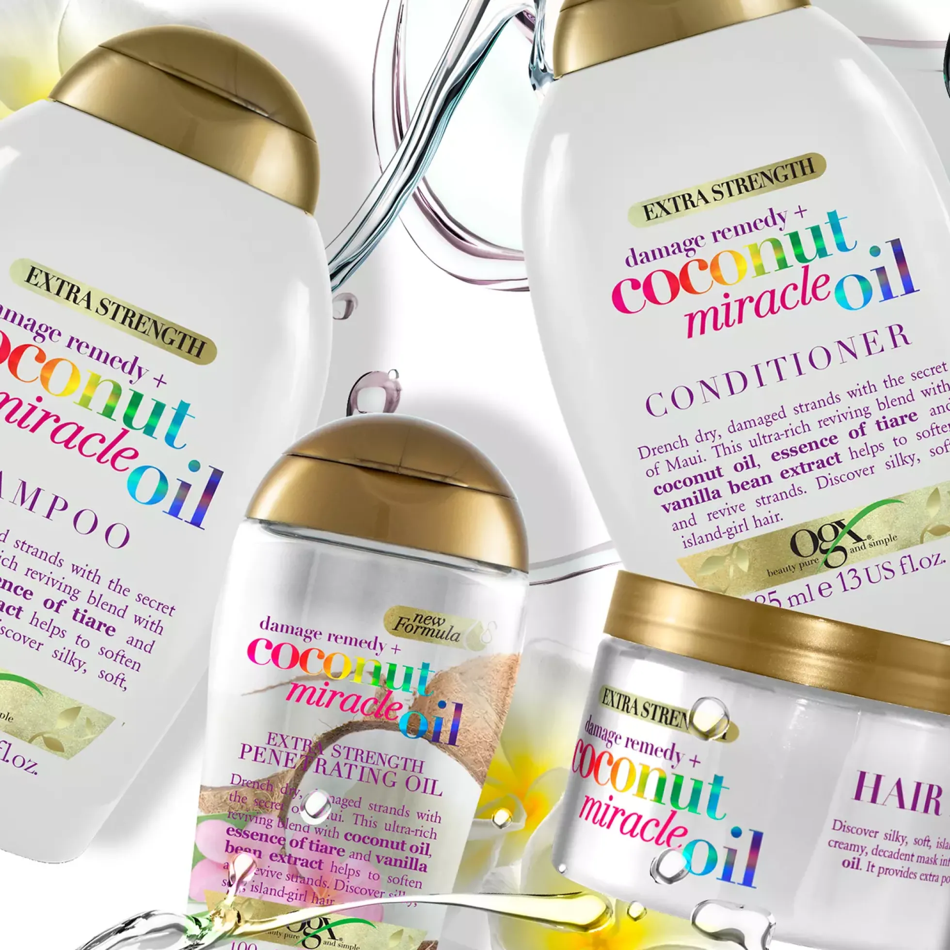 OgxDamage Remedy Coconut Miracle Oil Shampoo 385 ml