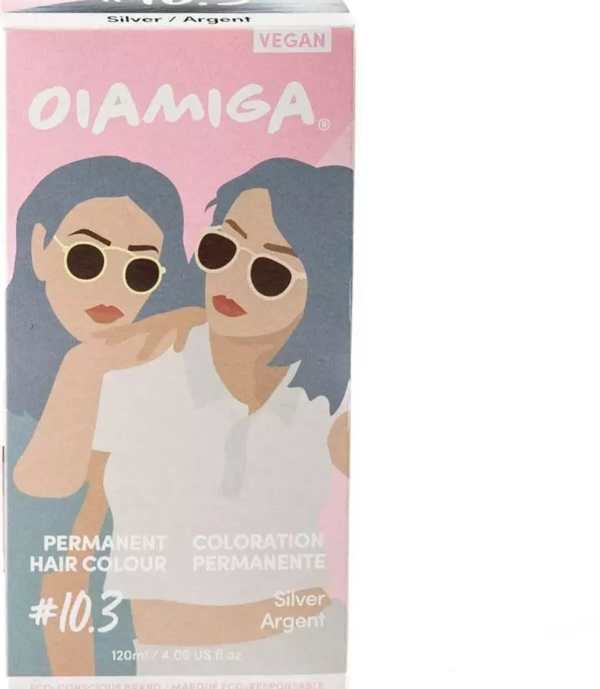 Oiamiga Permanent Hair Colour Silver