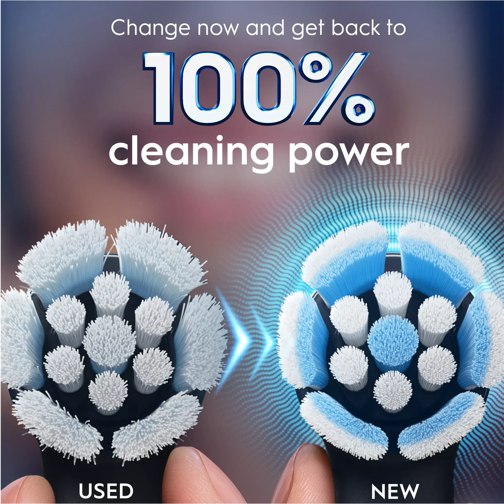 Oral B iO Gentle Care Toothbrush Heads Black 3 st