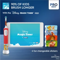 Oral B Pro Kids Electric Toothbrush 1 Brush head The Lion King