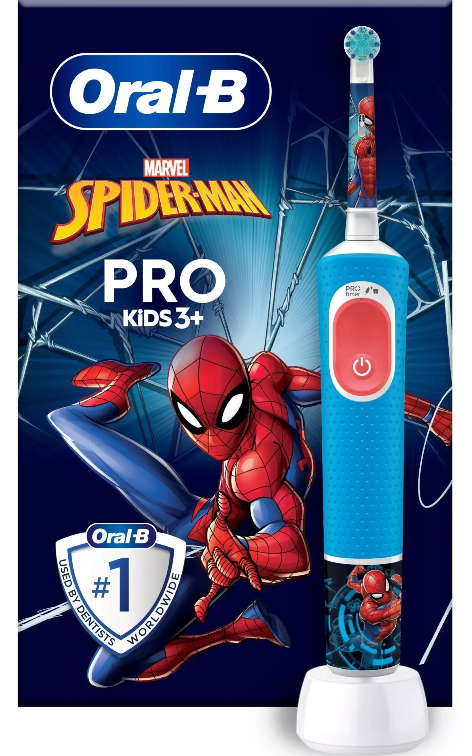 Oral B Pro Kids Electric Toothbrush 1 Brush head Marvel Spider-Man