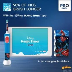 Oral B Pro Kids Electric Toothbrush 1 Brush head Marvel Spider-Man