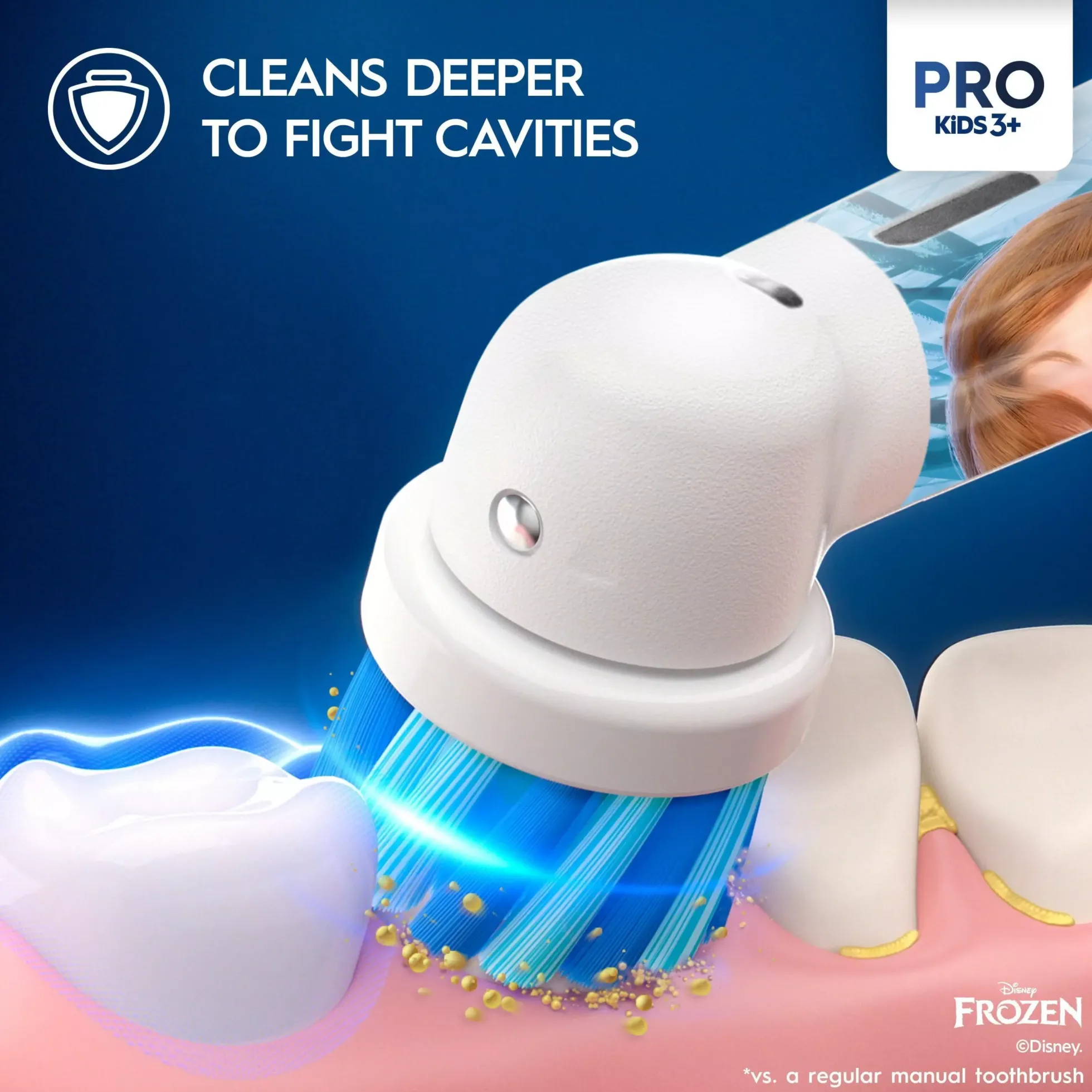 Oral B Pro Kids Electric Toothbrush 1 Brush head Disney Frozen