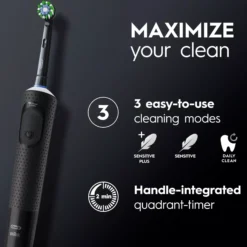 Oral B Vitality Pro Electric Toothbrush 2 Brush heads Black