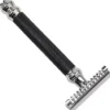 Parker Shaving Parker 26C -Black & Chrome Handle Open Comb 3 Piece Safety Razor
