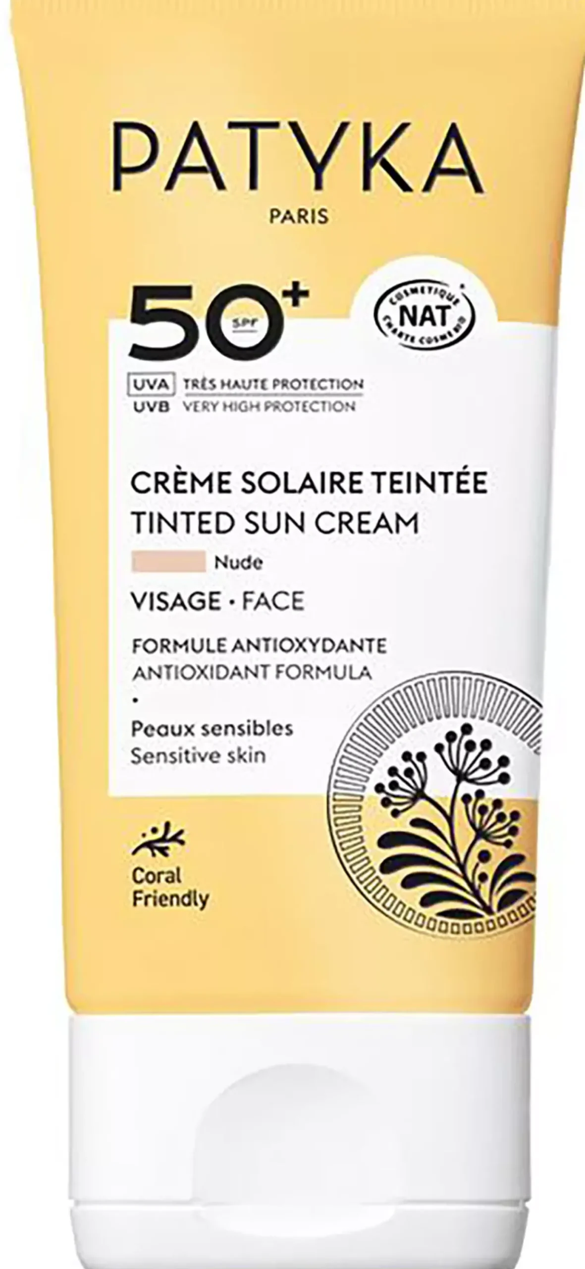 Patyka Tinted Face Sun Cream SPF50+ Nude