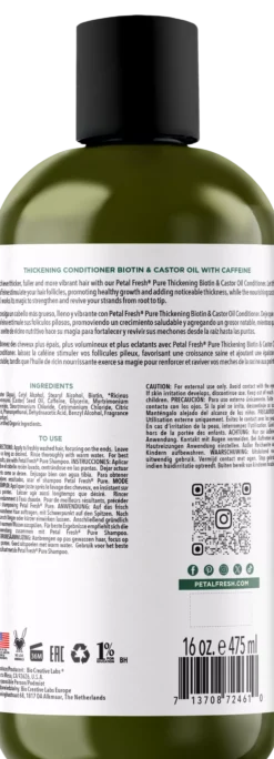 Petal FreshPure Biotin & Castor Oil Conditioner 473 ml