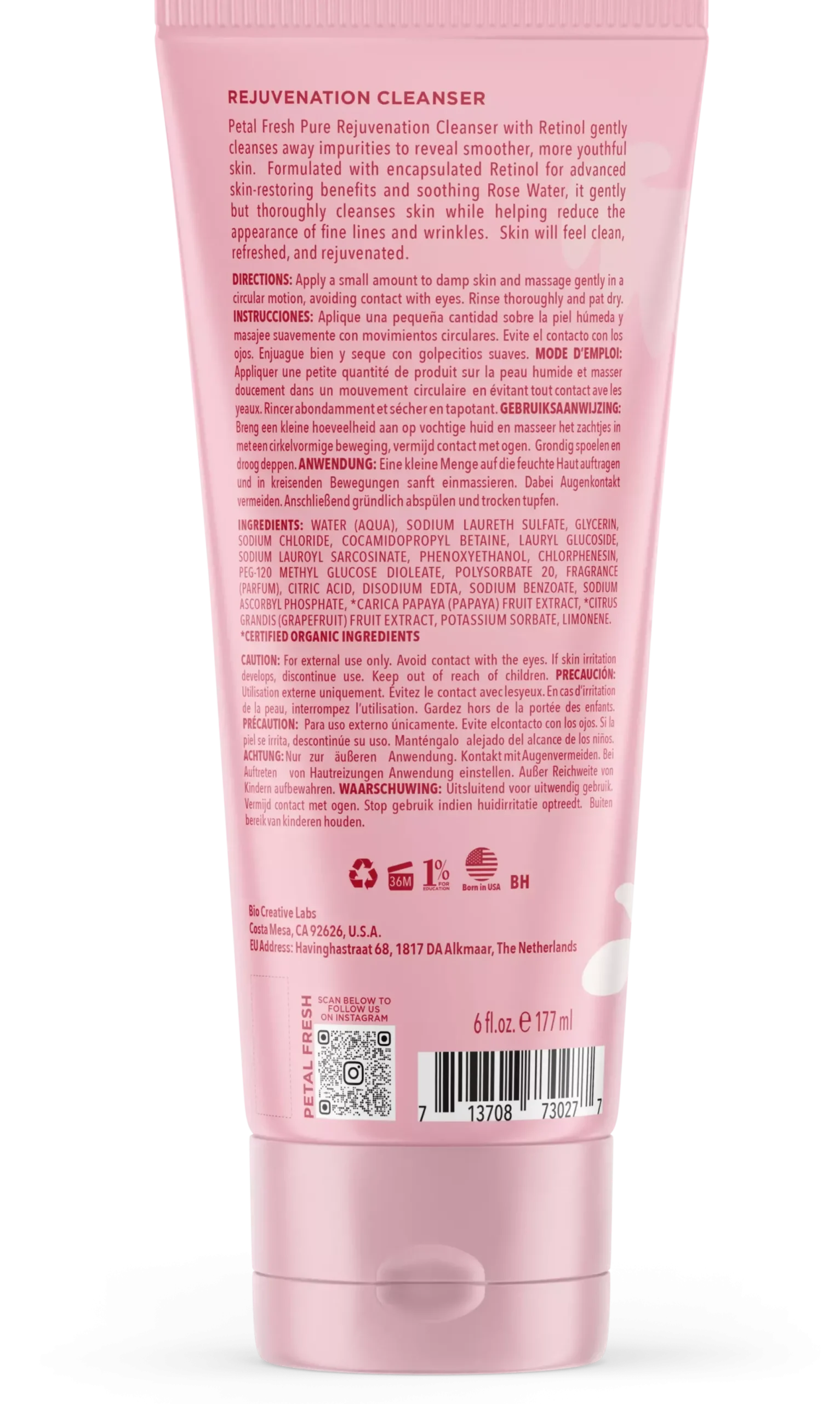 Petal FreshPure Rejuvenation Cleanser 177 ml