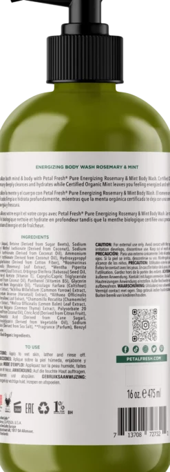 Petal FreshPure Rosemary & Mint Body Wash 473 ml