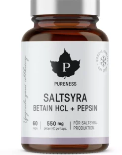 Pureness Beteine HCL -saltsyra 60 st