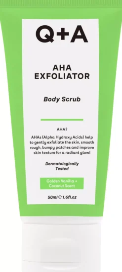 Q+A AHA Exfoliator Body Scrub 250 ml