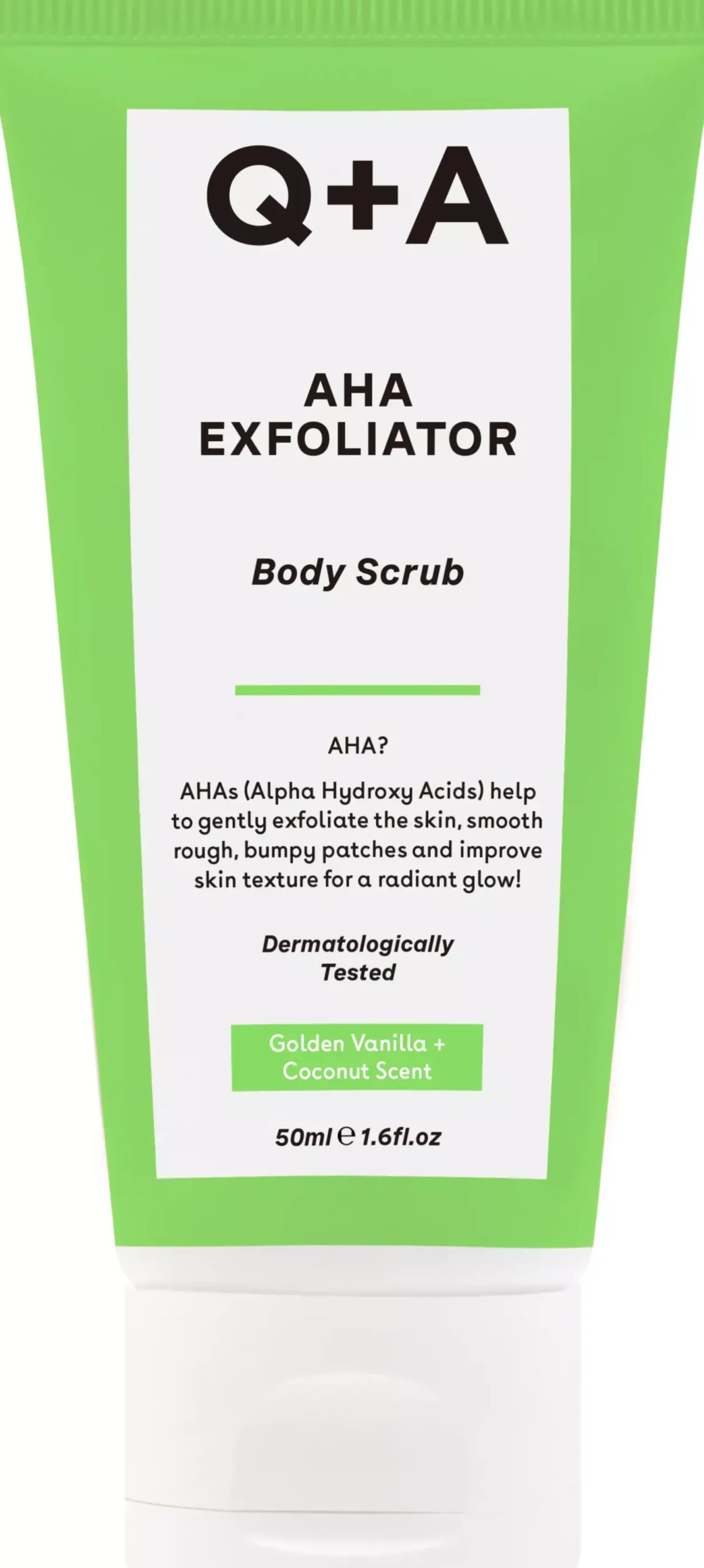 Q+A AHA Exfoliator Body Scrub 250 ml