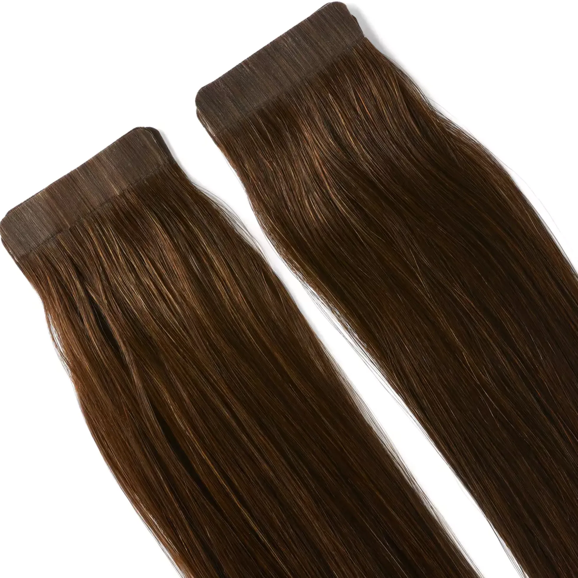 Rapunzel of Sweden Premium Tape Extensions Straight / Classic Tape 4 cm / 8 pieces 50 cm 2.0 Dark Brown