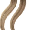 Rapunzel of Sweden Single Invisible Clip-ins Straight / 2 pieces 40 cm Brown Ash Blonde Balayage B5.1/7.3