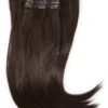 Rapunzel of Sweden Vegan Clip-ins Straight / Medium Volume / 5 pieces 50 cm 2.3 Chocolate Brown