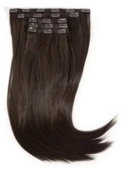 Rapunzel of Sweden Vegan Clip-ins Straight / Medium Volume / 5 pieces 50 cm 2.3 Chocolate Brown
