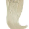 Rapunzel of Sweden Vegan Clip-ins Straight / Medium Volume / 5 pieces 50 cm 10.10 Platinum Blonde