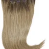 Rapunzel of Sweden Vegan Clip-ins Straight / Medium Volume / 5 pieces 50 cm Dark Ashy Blonde Balayage B2.6/10.7