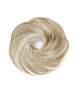 Rapunzel of Sweden Vegan Hair Scrunchie 20 cm M7.3/10.8 Cendre Ash Blonde Mix