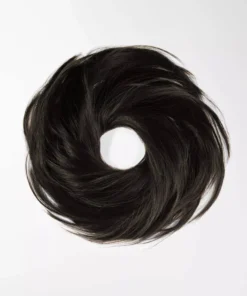 Rapunzel of Sweden Vegan Hair Scrunchie 20 cm 1.2 Black Brown
