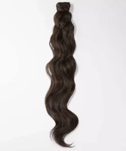 Rapunzel of Sweden Vegan Ponytail Beach Wave / Clip-in / Medium Volume 50 cm 2.3 Chocolate Brown
