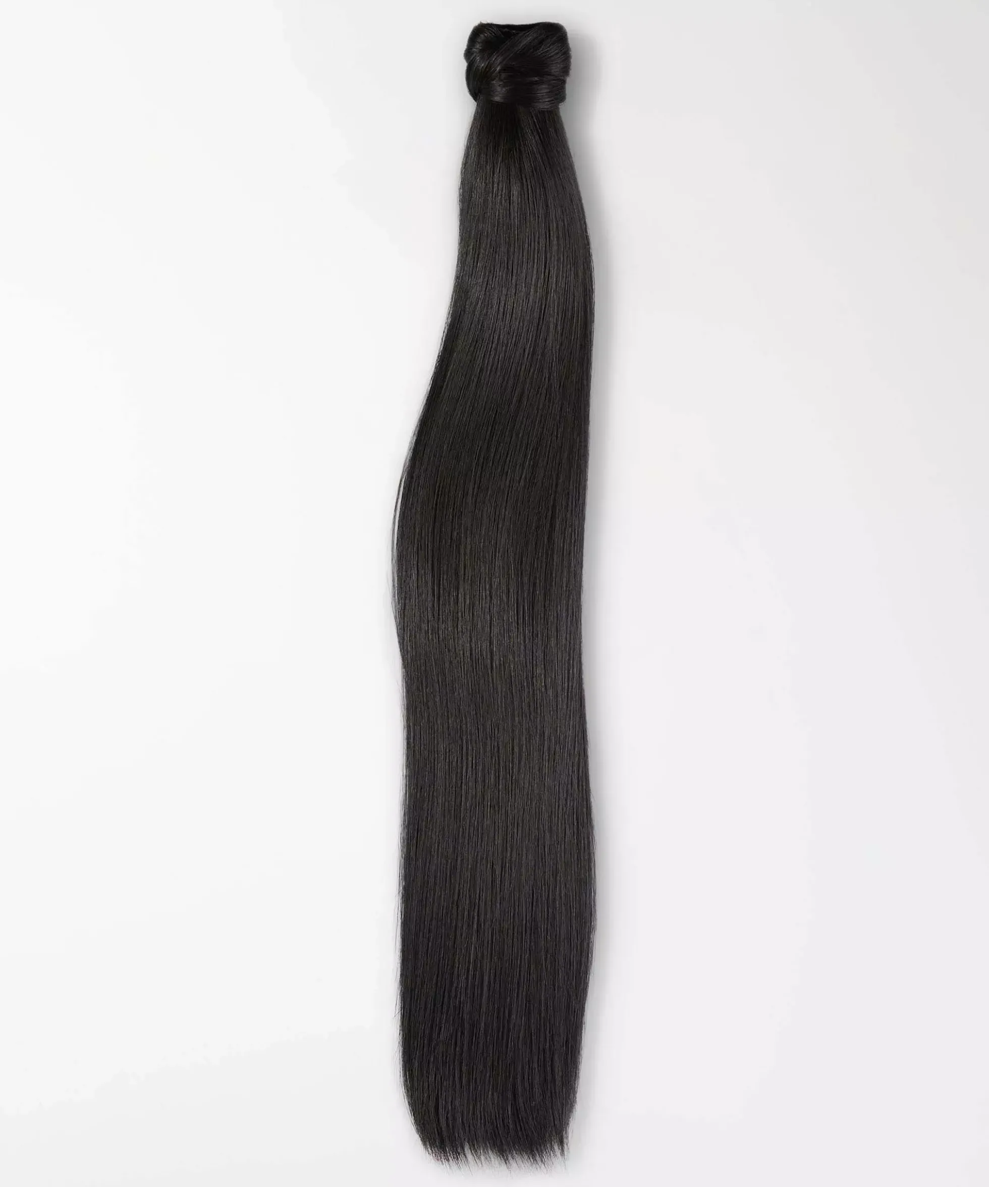 Rapunzel of Sweden Vegan Ponytail Straight / Clip-in / Medium Volume 40 cm 1.0 Black